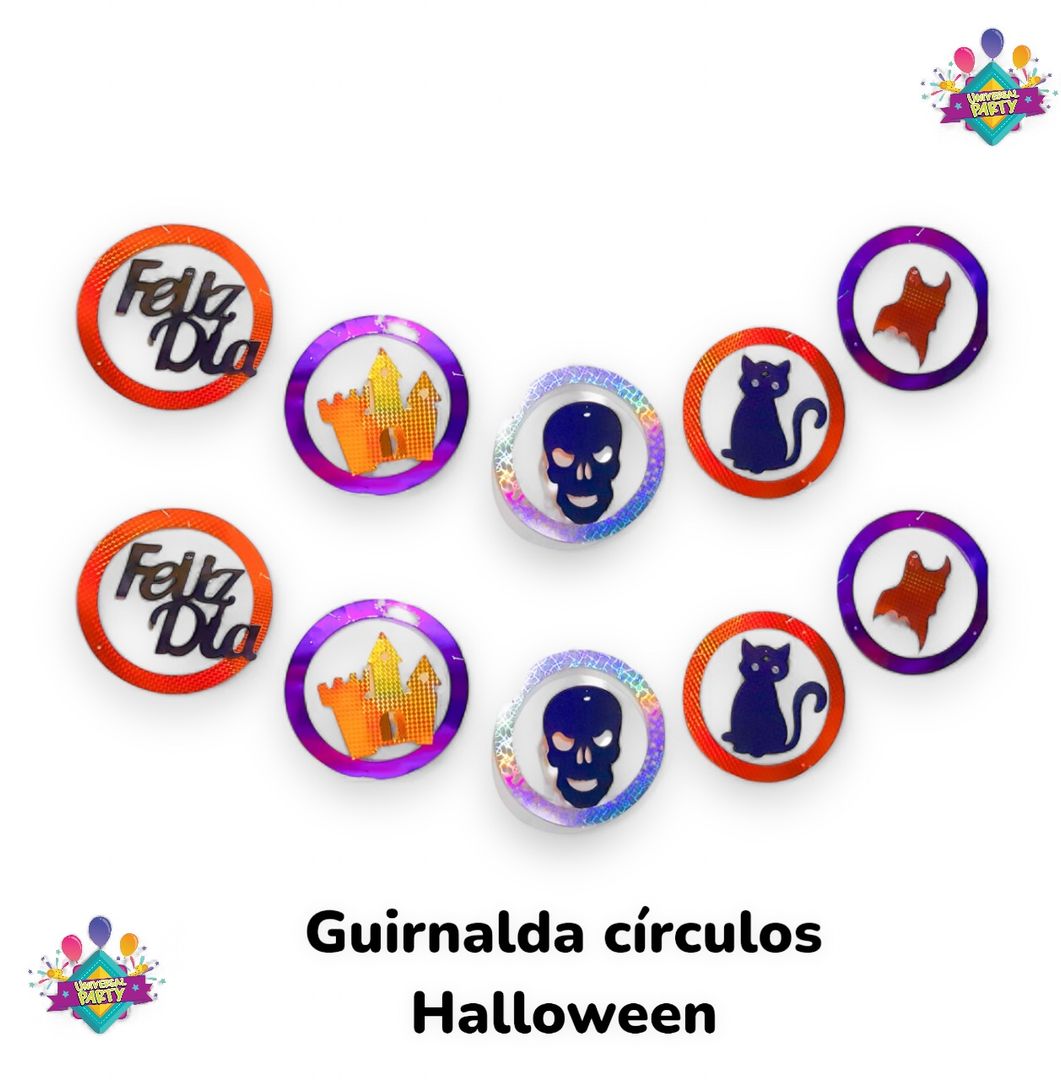 GUIRNALDA CÍRCULOS HALLOWEEN
