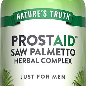 Prostaid SAW Palmetto apoyo próstata 60cap Natures Truth - imagen 1