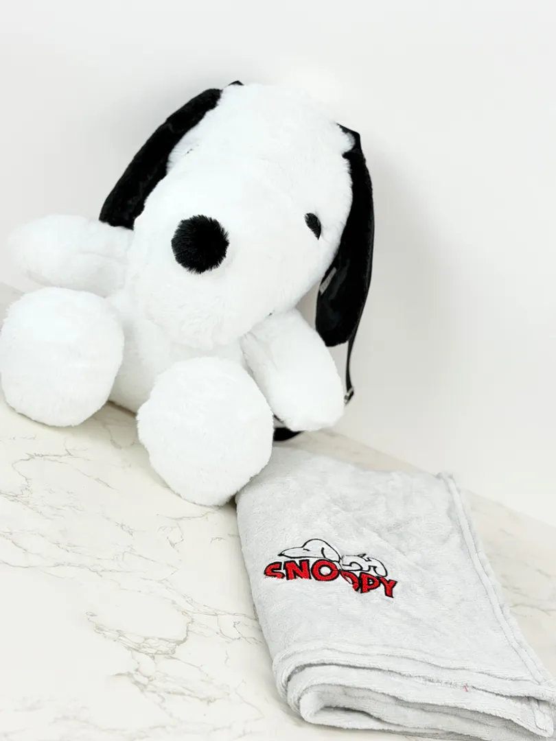 SNOOPY MALETA+COBIJA