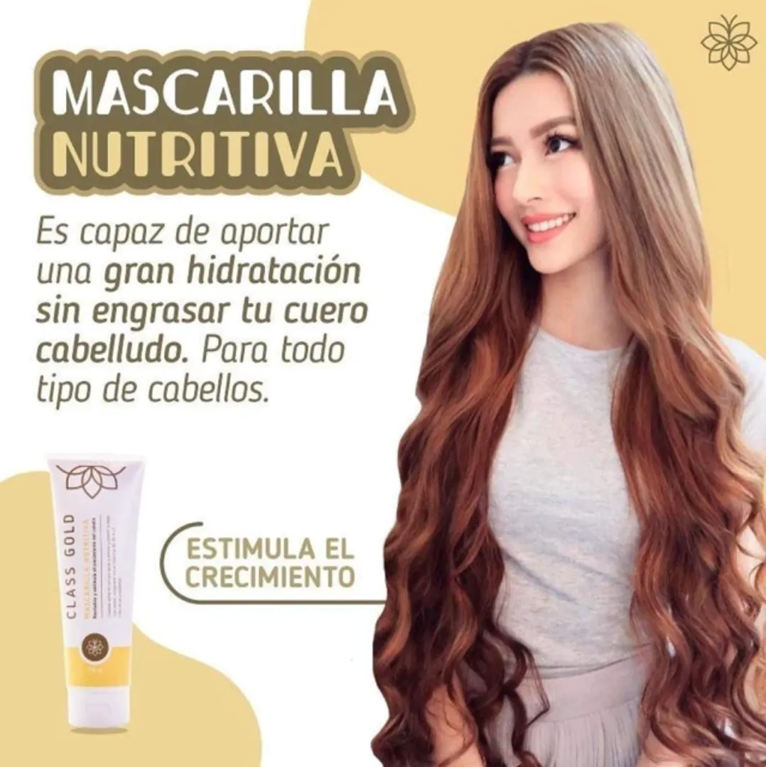Mascarilla capilar Nutritiva classgold 