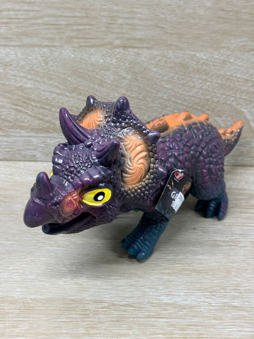3800 DINOSAURIO EN CAUCHO CON SONIDO 