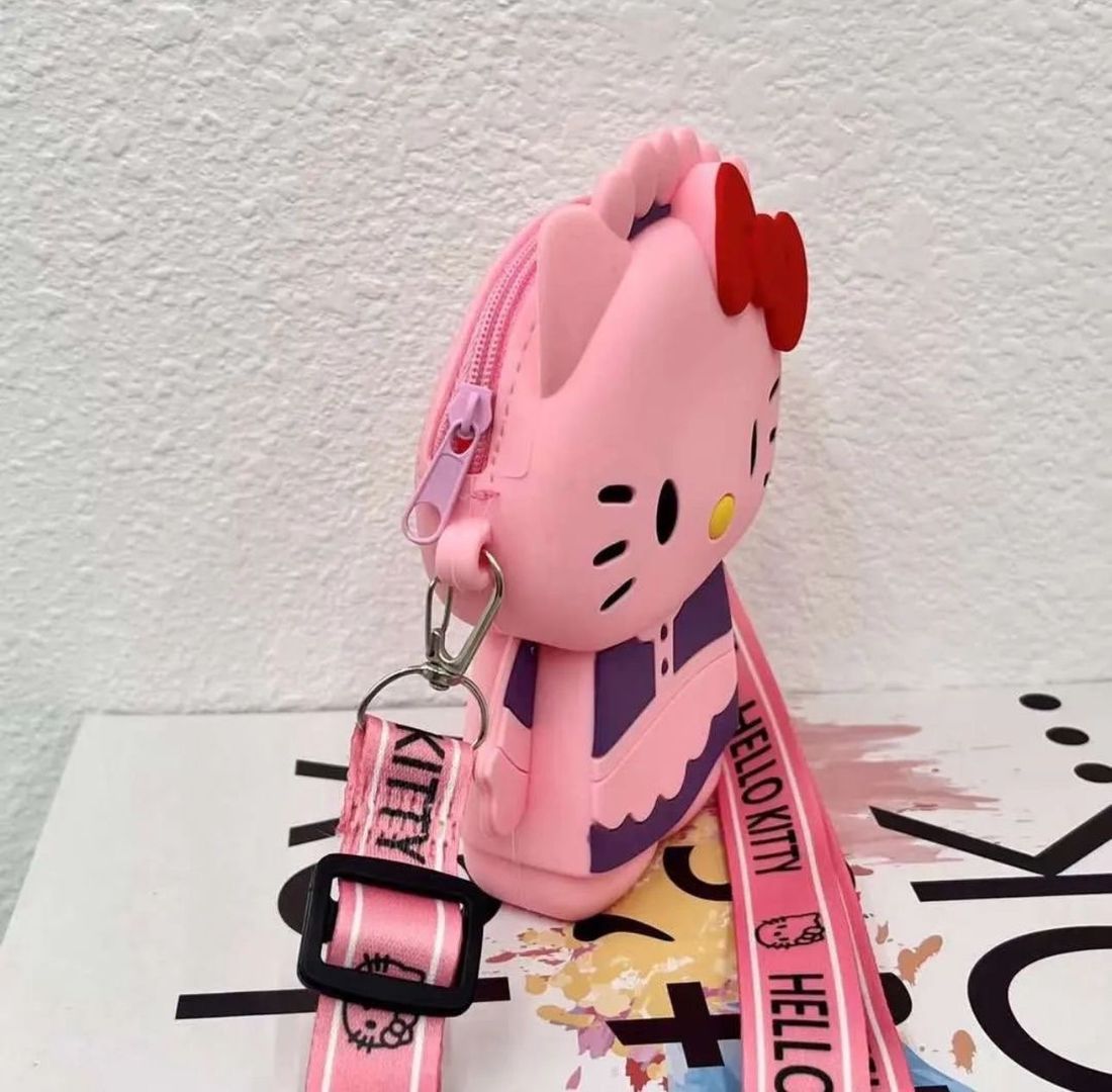 Bolso siliconado hello kitty 