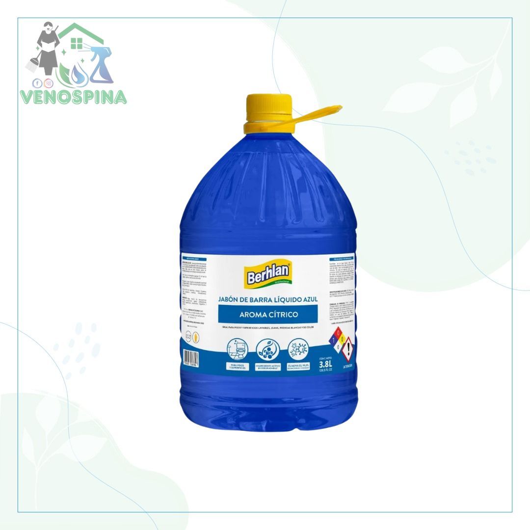 JABÓN EN BARRA LIQUIDO AZUL 3.800 ML