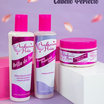 Brillo de Seda kit keratina para niñas “Andreina Hair” - imagen 3