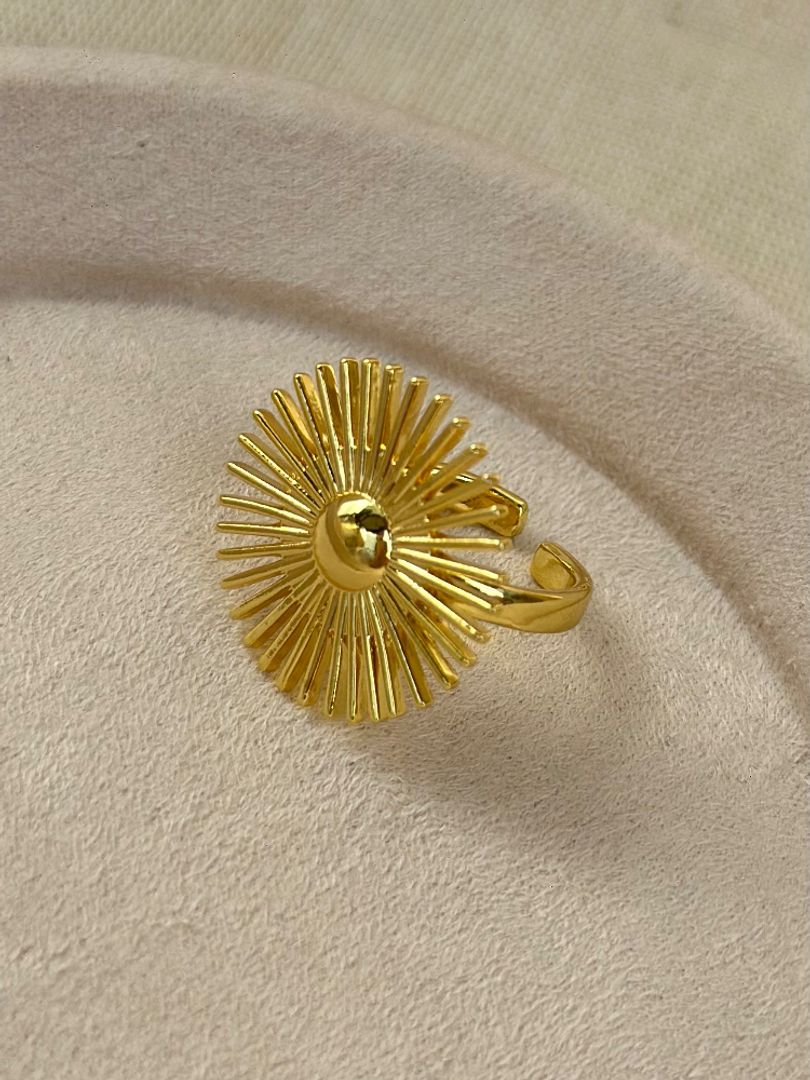 Anillo sol puntas 