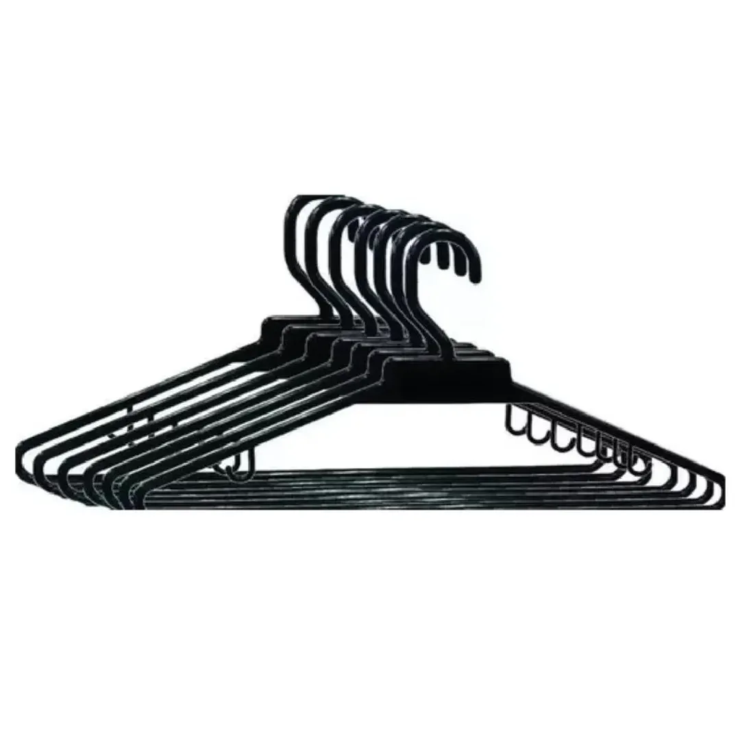 GANCHO DE ROPA NEGRO ECONOMICO