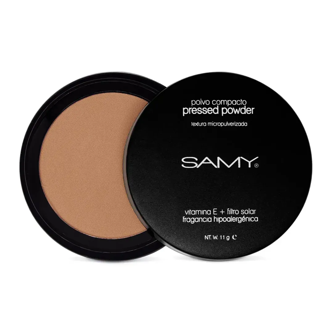 POLVO COMPACTO SAMY #04 SIN ESPEJO ALMENDRA