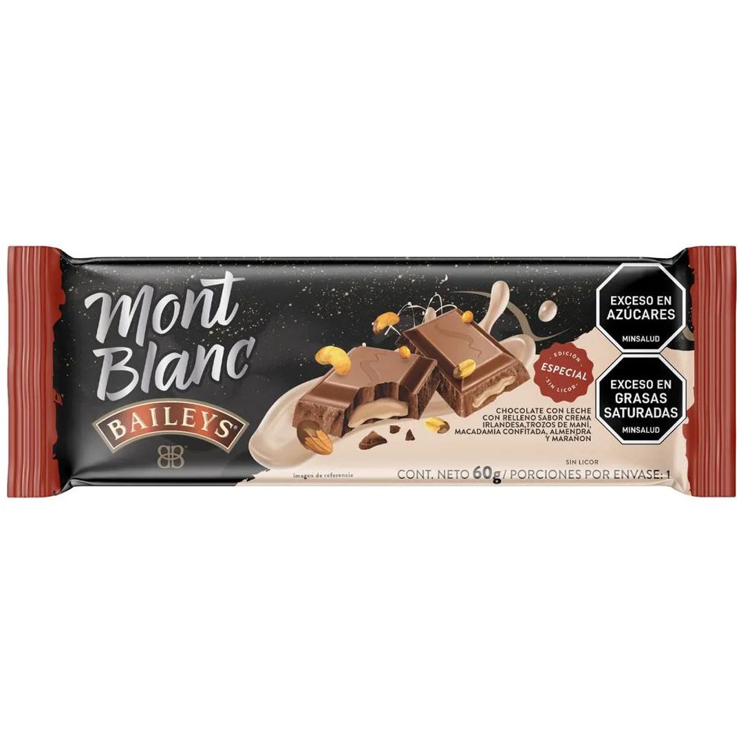 CHOCOLATINA MONT BLANC BAILEYS NUECES*60G