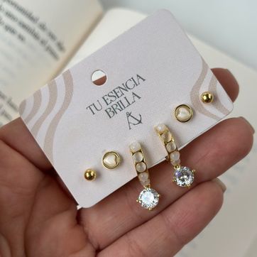 Imagen del producto Set topo x 3 perla 