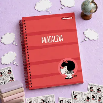 AGENDA MAFALDA PRIMAVERA 80 HOJAS GRANDE - imagen 1