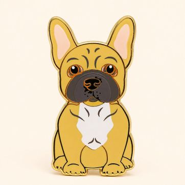 PIN BULLDOG FRANCES CAFE - imagen 1