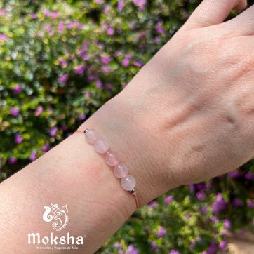 Imagen del producto Manilla Cuarzo Rosa