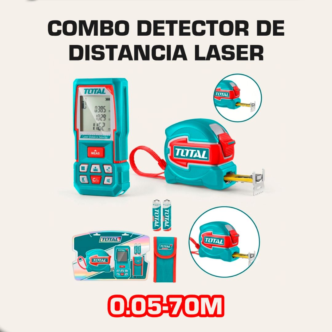 COMBO DETECTOR DE DISTANCIA LASER 0.05-70M