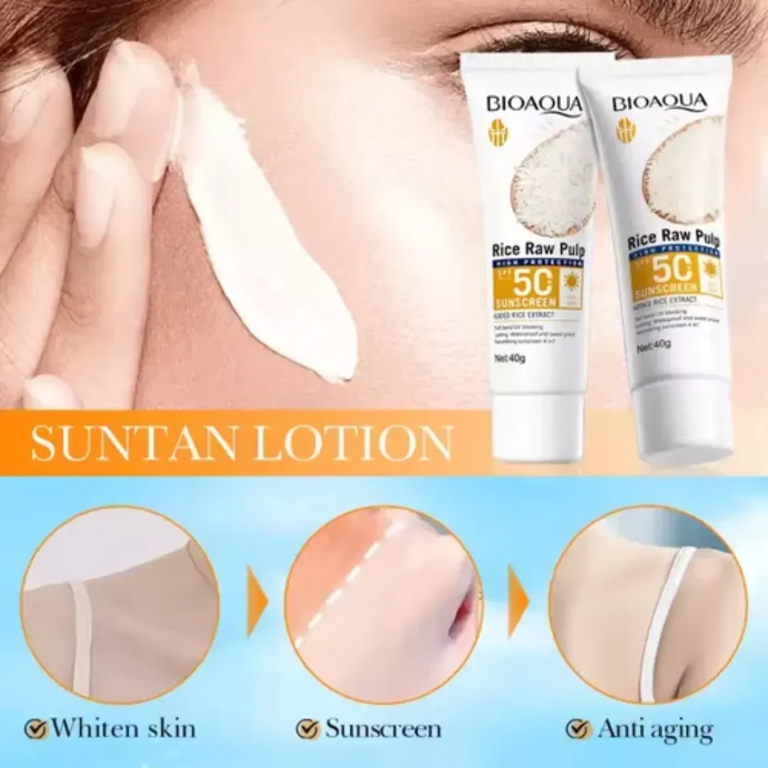 Protector Solar de Arroz Bioaqua