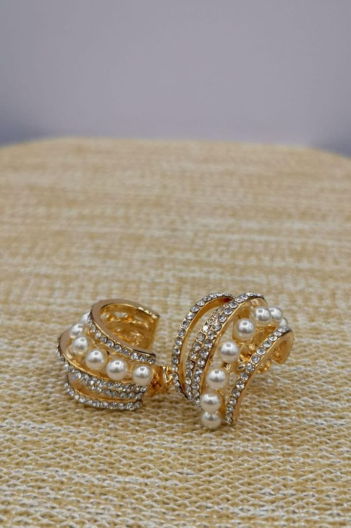 Topo candonga perlas, oro rosa, covergold 