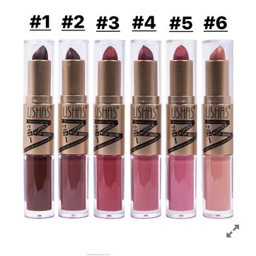 LABIAL LIQUIDO 2 EN 1 USHAS - imagen 1