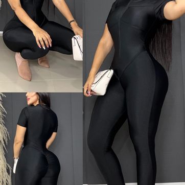 Enterizo tela destellante con cierre  - imagen 1