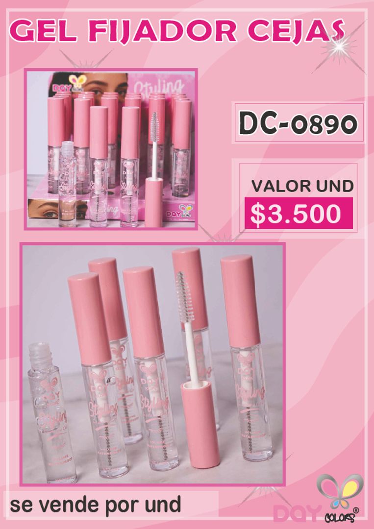 DC0890 FIJADOR DE CEJAS EN GEL