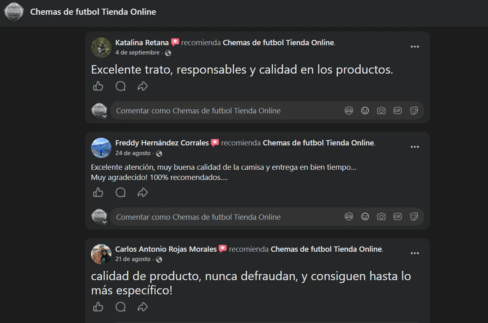 ⭐ Referencias reales de nuestros clientes