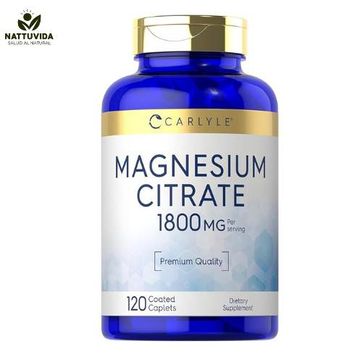 Citrato de Magnesio 1800mg 120cap  - imagen 1