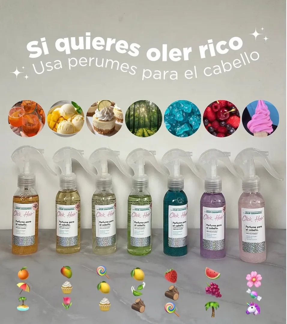 Perfumes para el cabello 