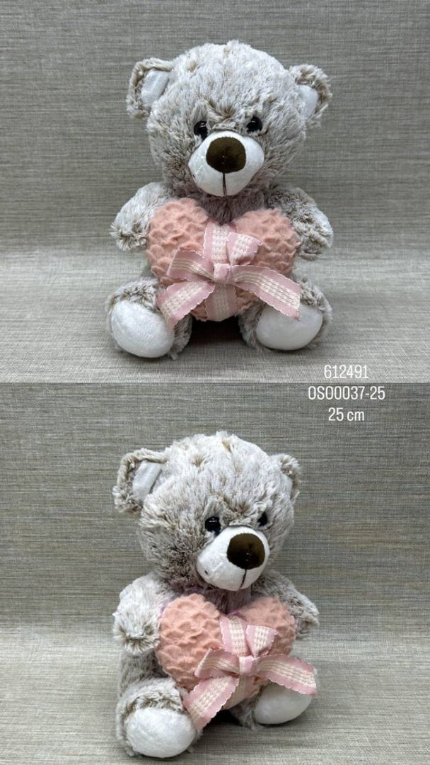 OSITO CON CORAZON 25 CM