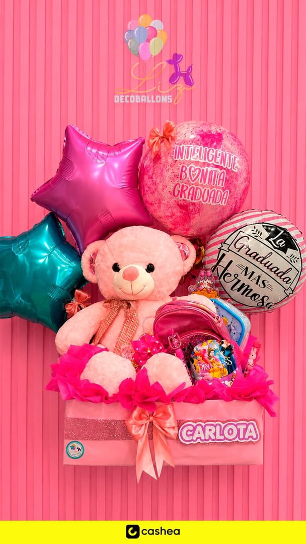 MAXI BOUQUET OSO ROSA