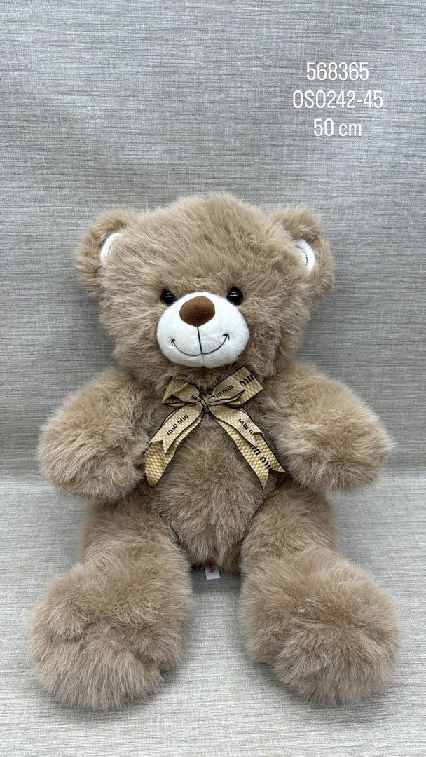 OSO OSCURITO CON MOÑO 50 CM