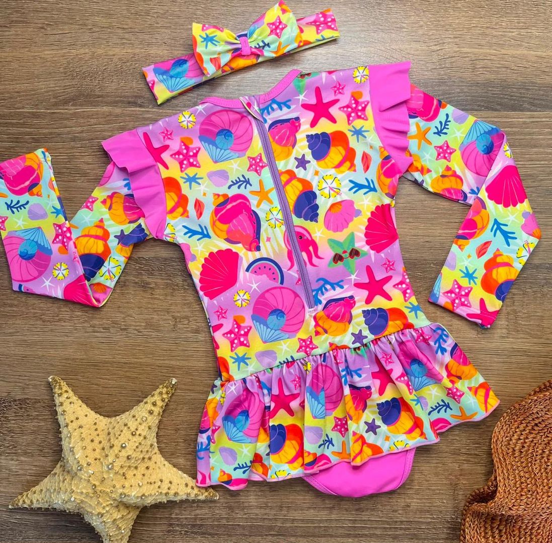 VESTIDO BAÑO BEBE 
