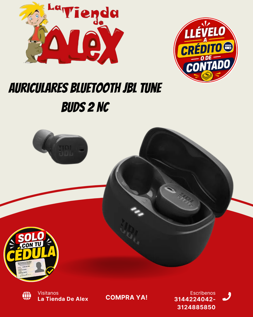 Auriculares Bluetooth JBL Tune Buds 2 NC