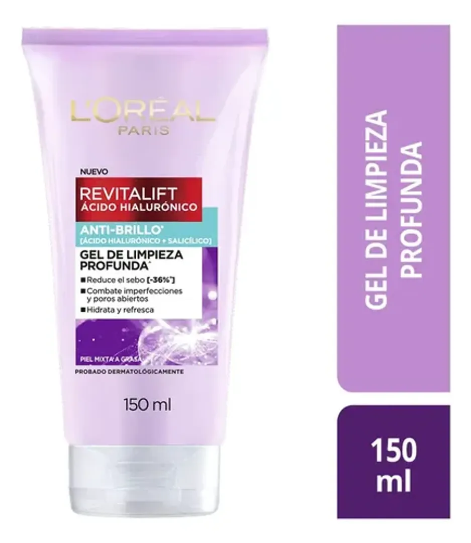REVITALIF GEL LIMPIEZA NATIBRILLO 150ML LOREAL