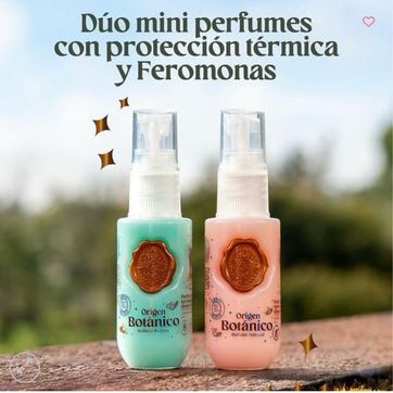 Imagen del producto Dúo Mini Perfume Termoprotector Con Feromonas Ritual Botanico 35ml