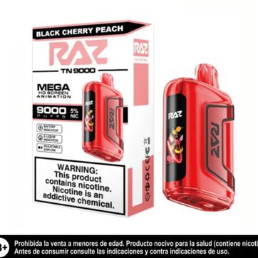Imagen del producto Raz Tn Black Cherry Peach 9.000 Puffs