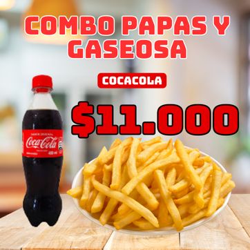Imagen del producto Combo Papas con Coca-cola