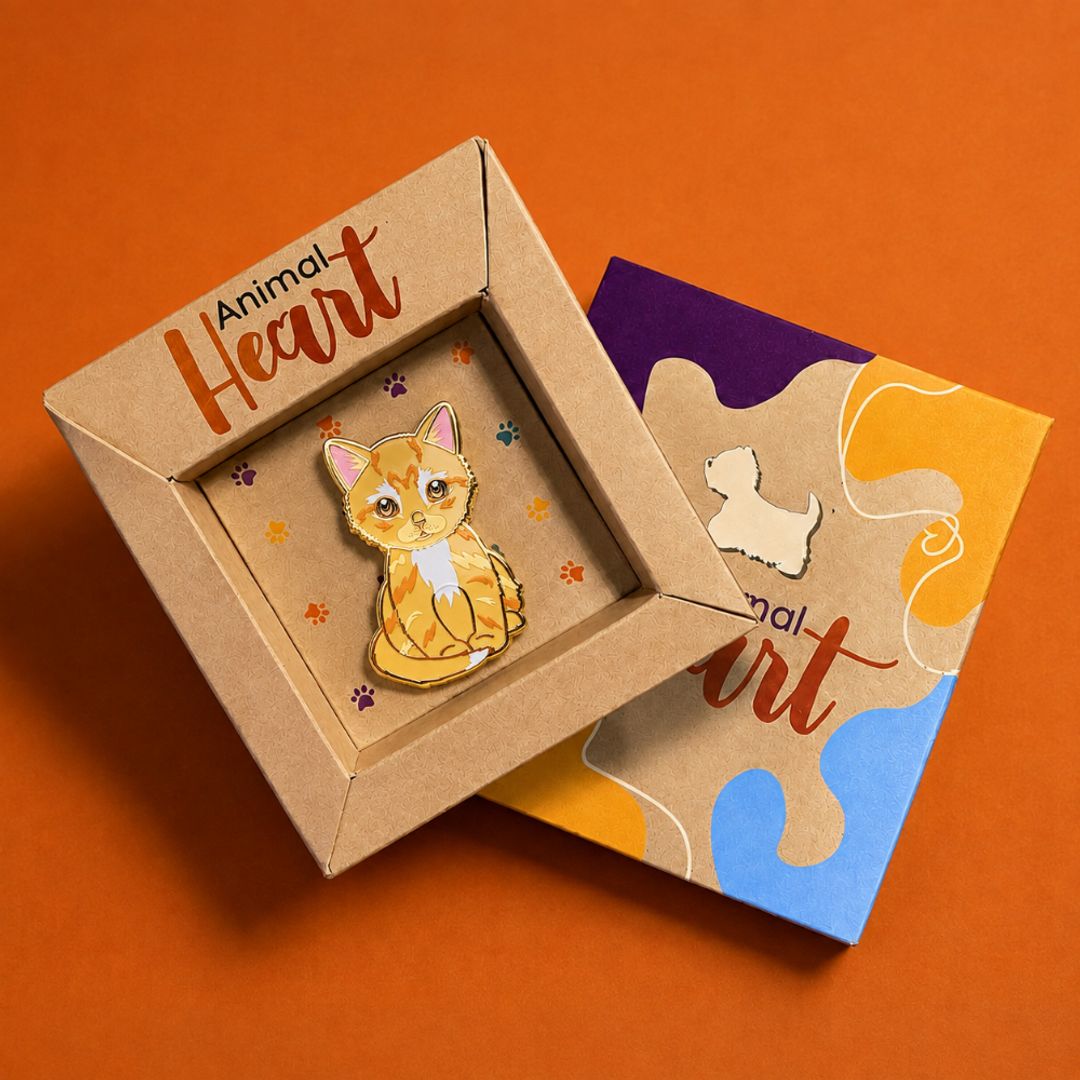 PIN GATO AMARILLO