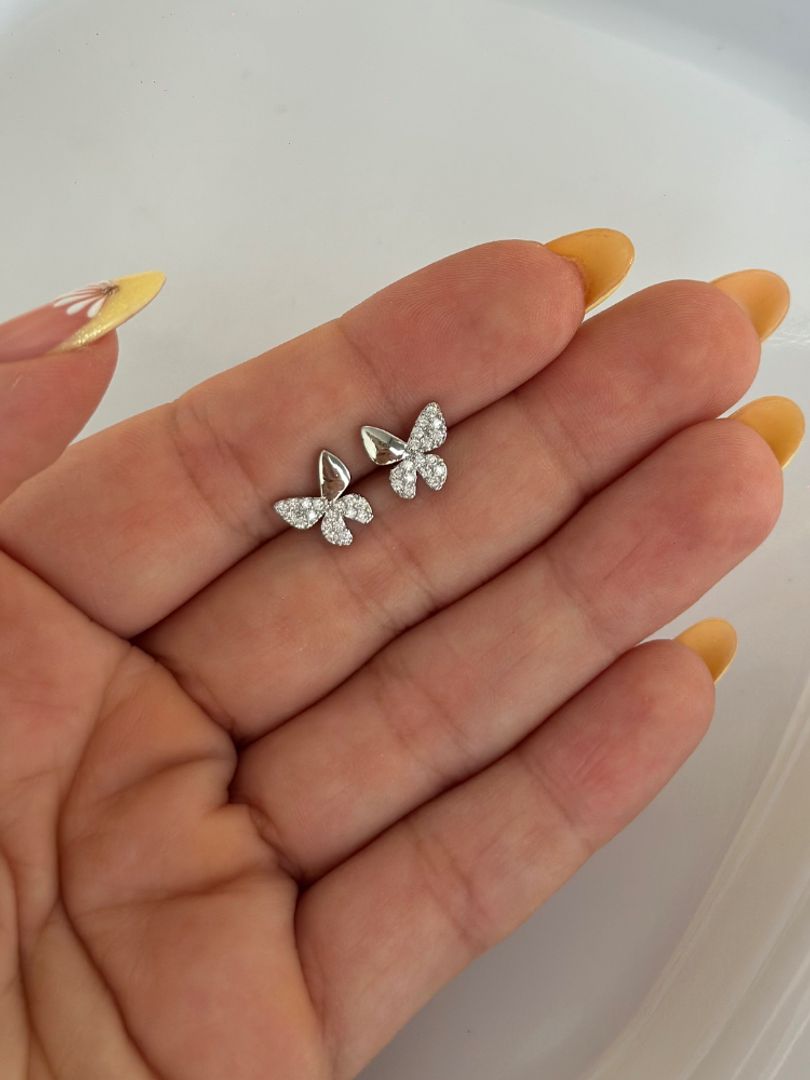 Topo plateado mariposa 