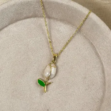 Imagen del producto Cadena tulipán blanco 