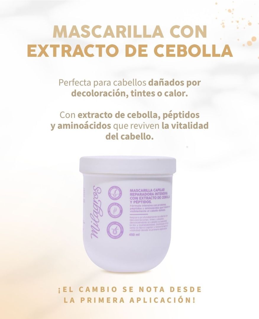 Mascarillas capilares Milagros