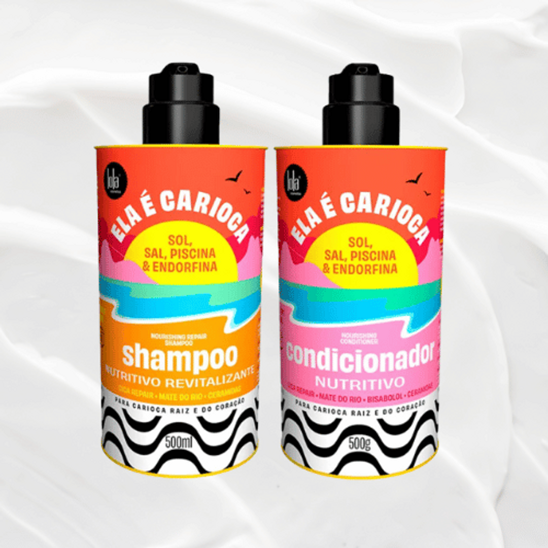 Kit Shampoo Condicionador Ela e Carioca 