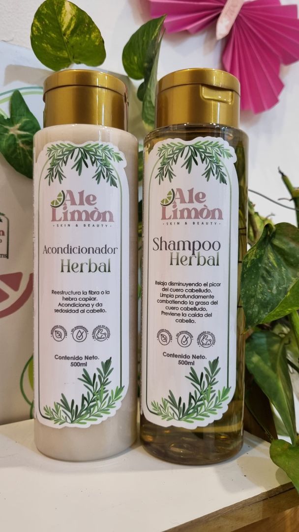 kit de Shampoo  y Acondicionador Herbal