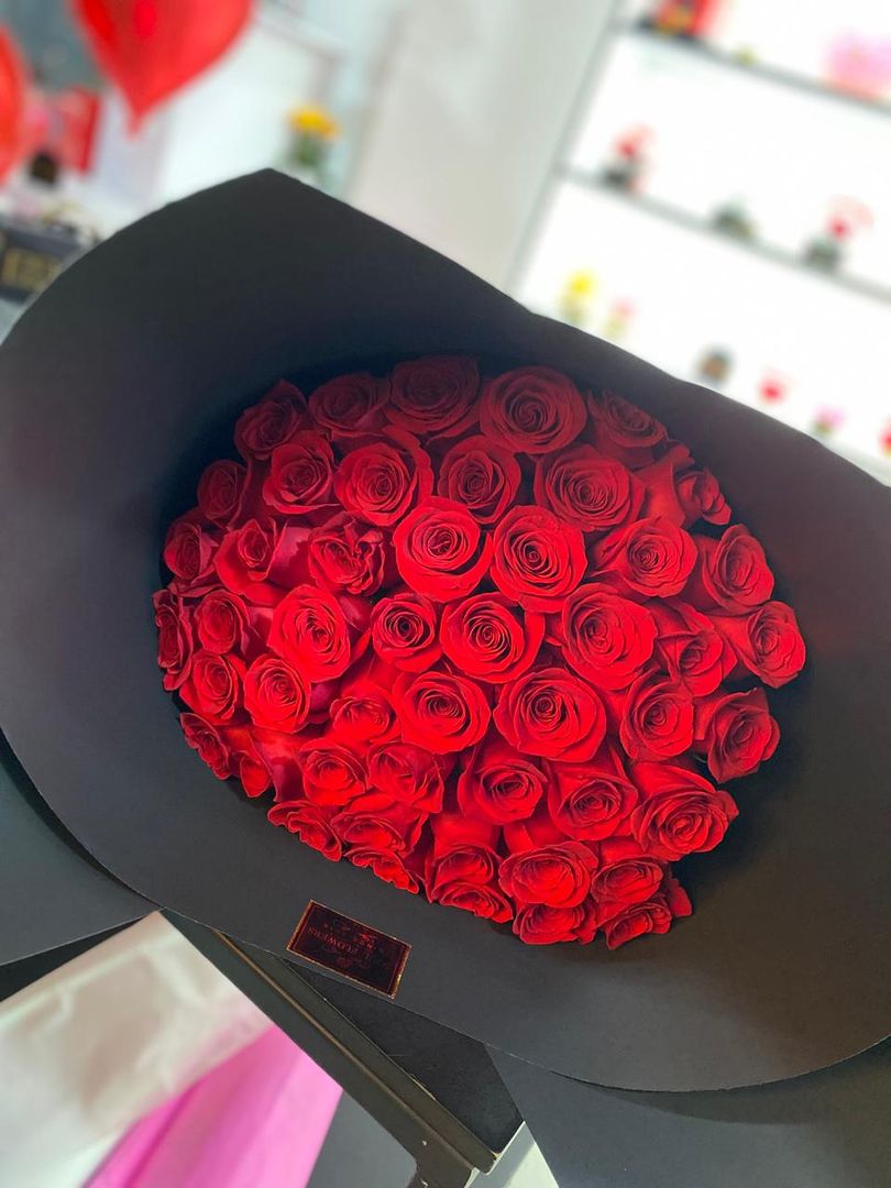 BOUQUET POR 50 ROSAS TRADICIONALES