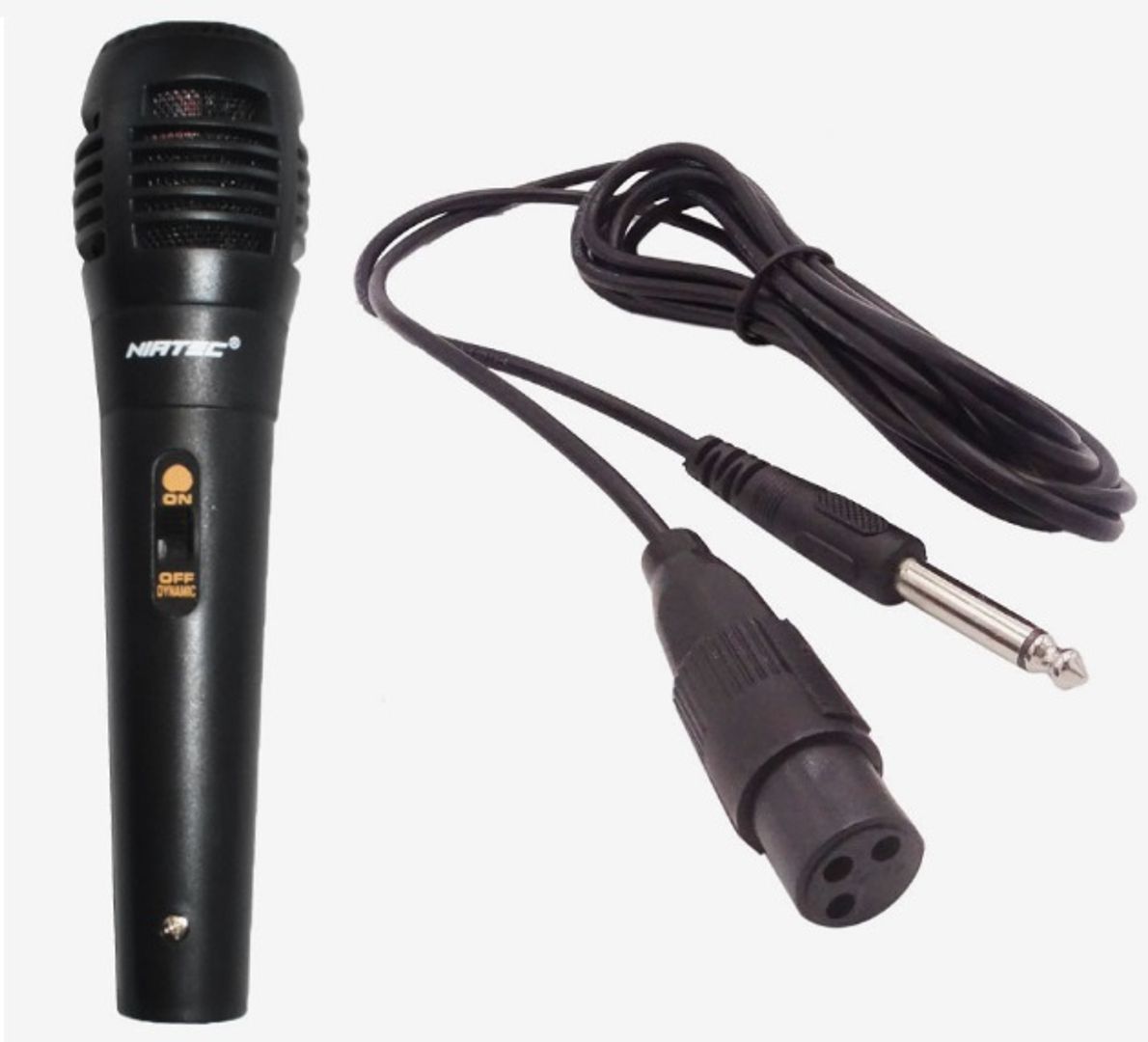 Micrófono alámbrico de mano Niatec NT-M023