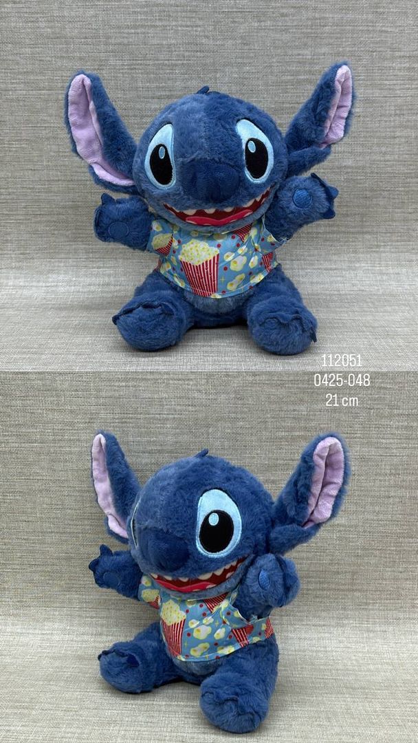 STITCH CON CAMISA ESTAMPADA 21 CM