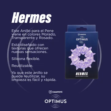 Anillo para el pene Hermes Camtoyz - imagen 1