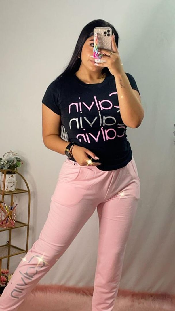SET DE JOGUER + CAMISETA ESTAMPADA