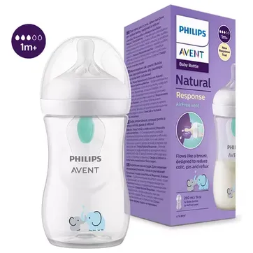 TETERO AVENT NATURAL AIR FREE 9ONZAS ELEFANTE - imagen 1