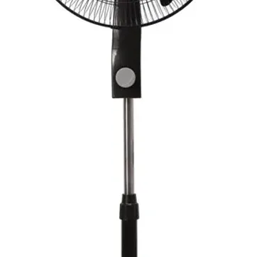 VENTILADOR HOME ELEMENTS DE PIE 16 PULG NEGRO PATA CRUZ - imagen 1