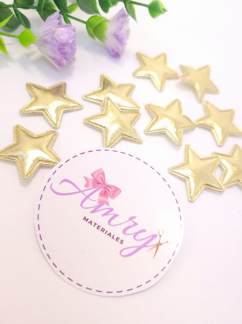 Kit 10 Unid. 2.5cm Estrellas Doradas 