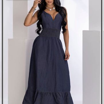 Imagen del producto Vestido Indigo Largo - VI7530