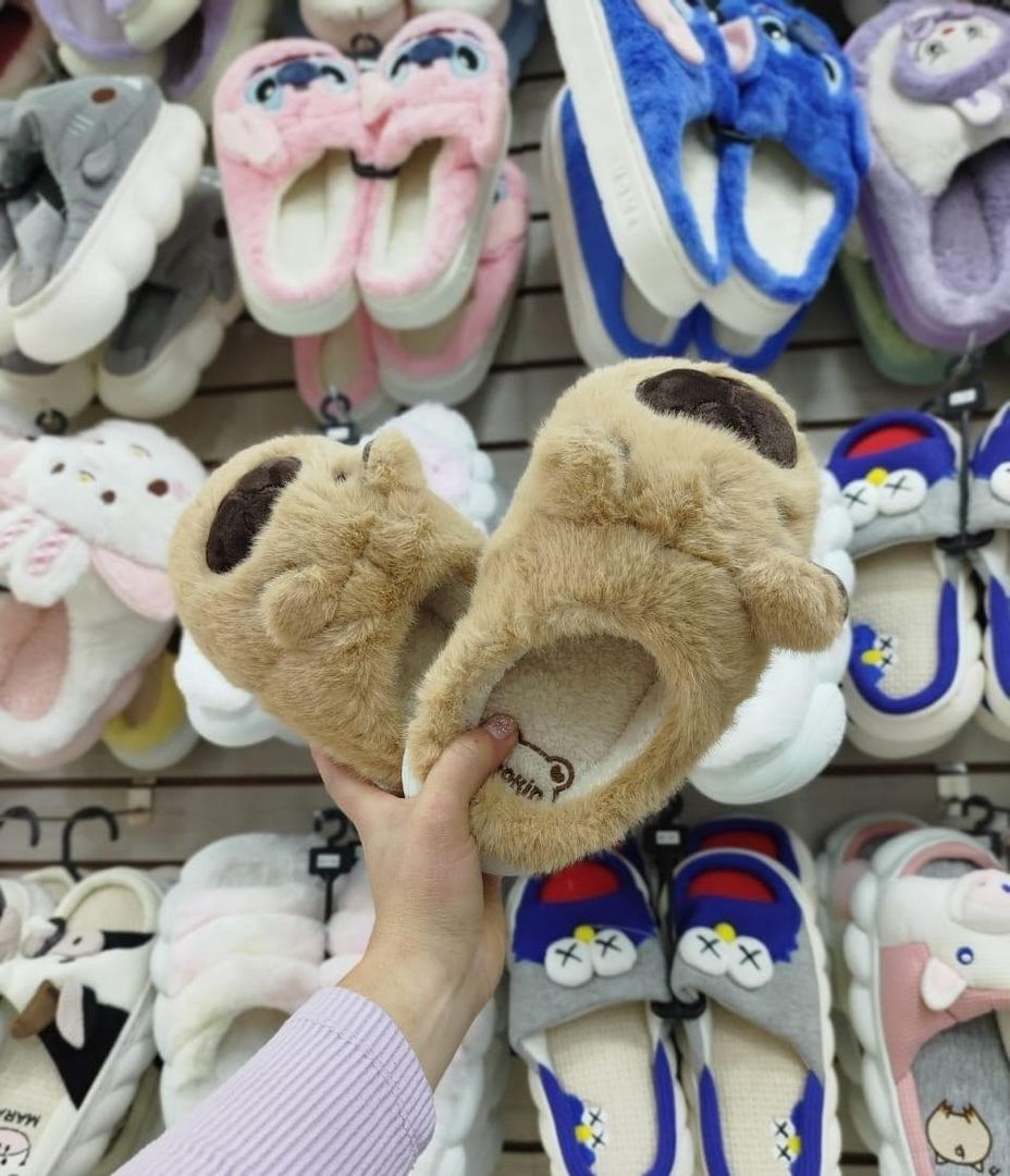 PANTUFLAS ADULTO CAPIBARA CAFE